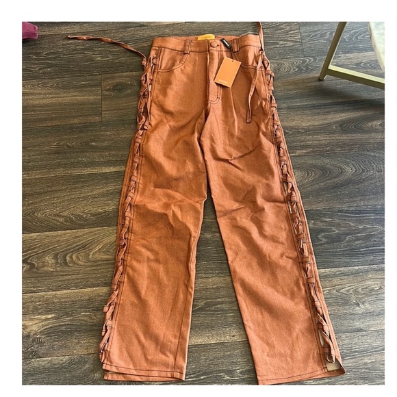 ‼️WOW‼️FUSION BY HYNDIA CALÇA SARJA CORDÃO SET‼️ NWT‼️ RARE‼️ - Picture 12 of 16